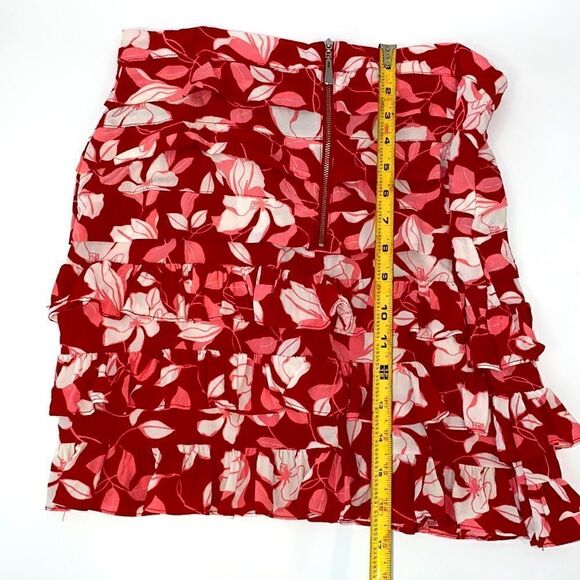 NBD + NAVEN Cha Cha Crimson Floral Skirt - Picture 11 of 13